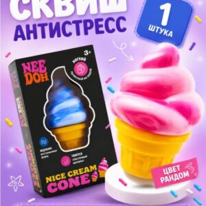 Сквиш мороженое, игрушка антистресс тянучка, 1 шт