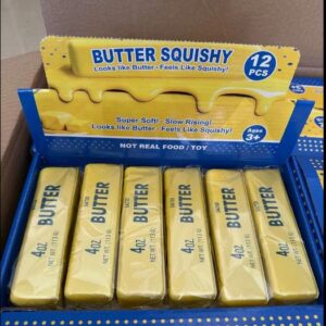 Сквиш масло Butter, набор 12 шт, игрушки антистресс